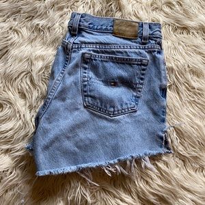 Vintage High waisted Tommy Hilfiger cut offs